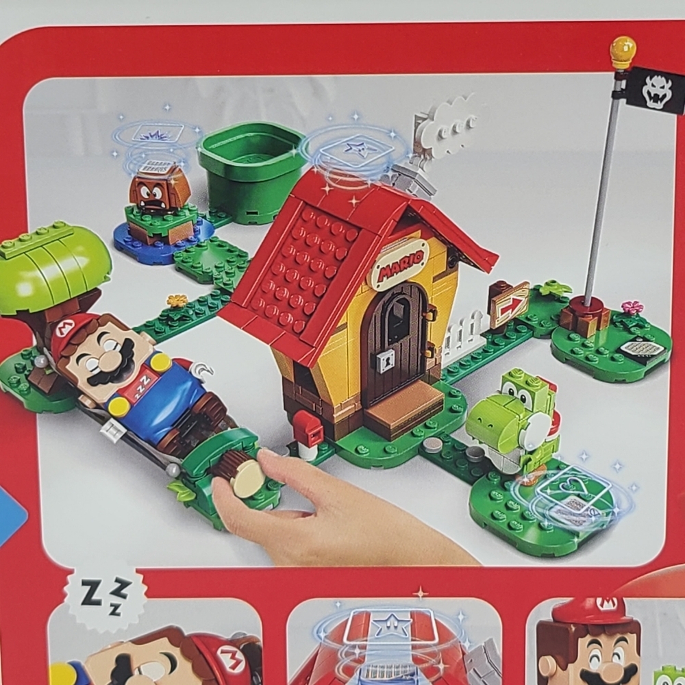 Lego Super Mario Mario's House & Yoshi Expansion Set 71367 205 pc New in Box - Picture 7 of 13
